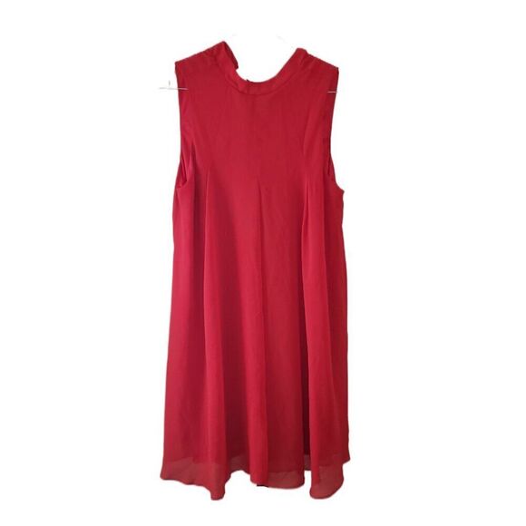 BCBGeneration Red Sleeveless Swing Dress - Picture 1 of 2